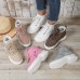 Women's Winter high top sneakers, Casual Lace Up Plush Lined Boots, Comfortable Side Zipper Short Boots