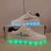 Women's Colorful Luminous Sneakers, Lace Up Low-top Lightweight Outdoor Shoes, Casual Sporty Footwear