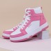 Women's Colorblock Casual Sneakers, Lace Up Comfy Platform Sporty Trainers, Versatile High-top Daily Shoes