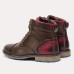 Men's Vintage Style Cap Toe Dress Boots With Side Zippers, Dress Shoes Boots, Casual Walking Shoes