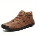 Men's Handmade Stitching Casual Shoes Outdoor Ankle Boots, Walking Sneakers