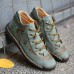 Men's Vintage Casual Non Slip Shoes, Handmade Comfortable Walking Sneakers For Spring Autumn