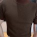 Turtleneck Chic Elegant T-shirt, Men's Casual Short Sleeve Shirt For Summer Dating Dinner