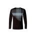 Stylish Stripe 3D Print Men's Casual Long Sleeve Crew Neck T-shirt, Spring Fall