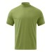 Solid Color Men's Short Sleeve Turtleneck Stretch Comfy T-shirt, Summer Streetwear