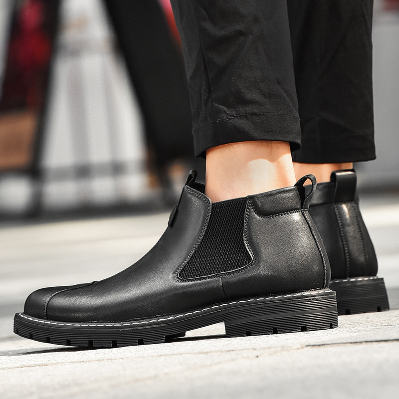 chelsea boots, mens chelsea boots autumn winter details 6